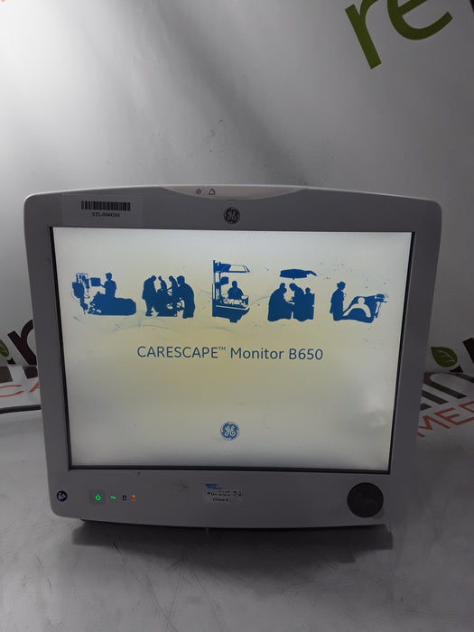 GE Healthcare Carescape B650 Post Anesthesia Care Patient Monitor