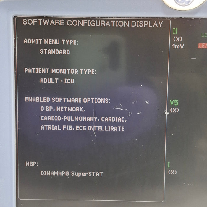 GE Healthcare Dash 5000 - Masimo SpO2 Patient Monitor