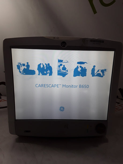 GE Healthcare Carescape B650 Critical Care Patient Monitor