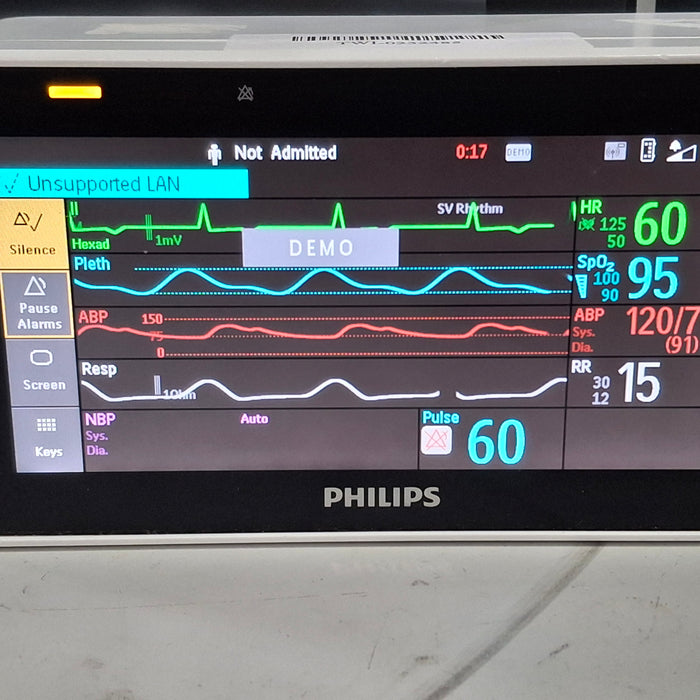 Philips IntelliVue X3 - Fast Nellcor SpO2 Transport Patient Monitor