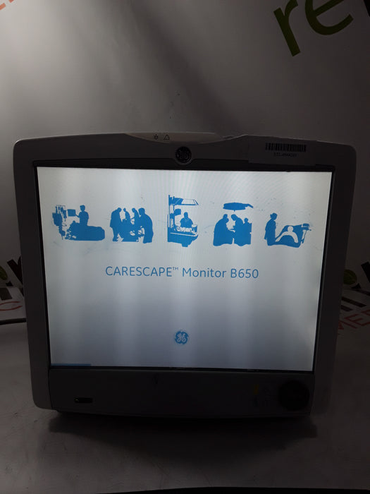 GE Healthcare Carescape B650 Critical Care Patient Monitor