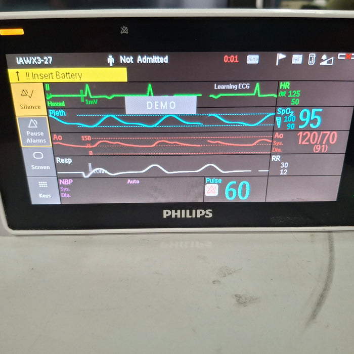 Philips IntelliVue X3 - Fast Nellcor SpO2 Transport Patient Monitor