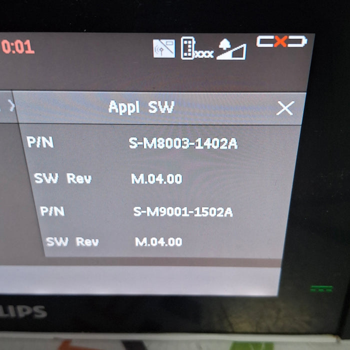 Philips IntelliVue X3 - Fast Nellcor SpO2 Transport Patient Monitor
