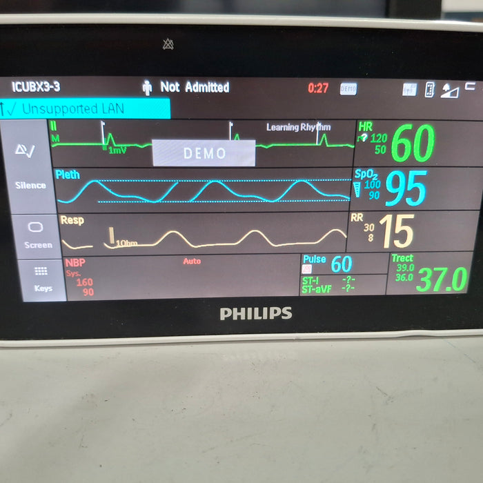 Philips IntelliVue X3 - Fast Nellcor SpO2 Transport Patient Monitor
