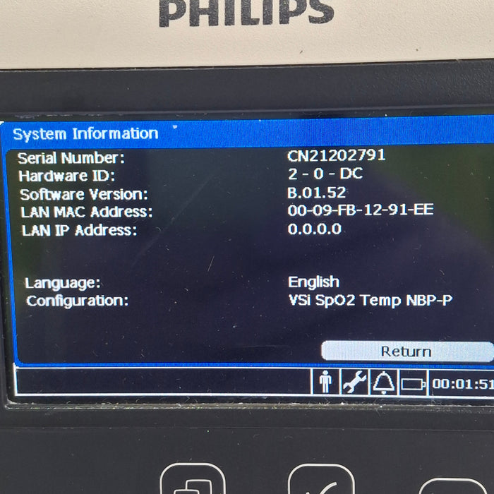 Philips SureSigns VSi Vital Signs Monitor