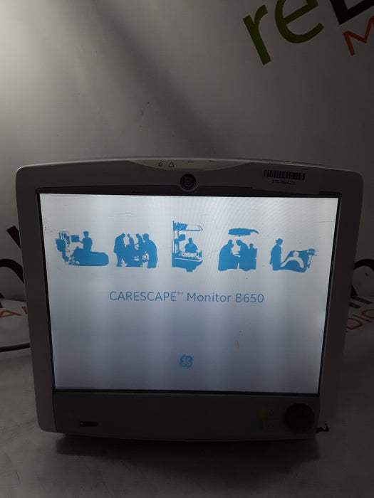 GE Healthcare Carescape B650 Critical Care Patient Monitor
