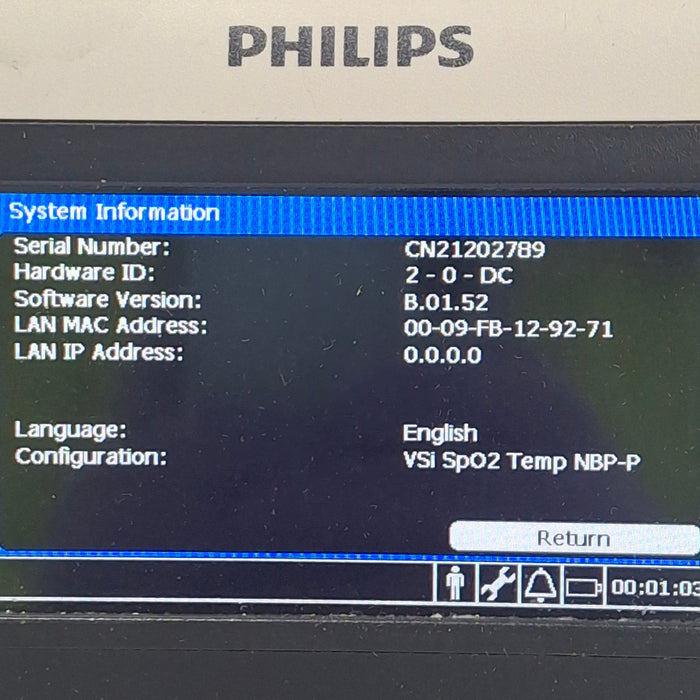 Philips SureSigns VSi Vital Signs Monitor