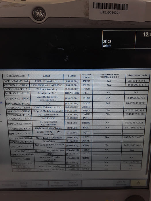 GE Healthcare Carescape B650 Critical Care Patient Monitor