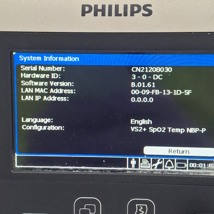 Philips SureSigns VS2+ Vital Signs Monitor
