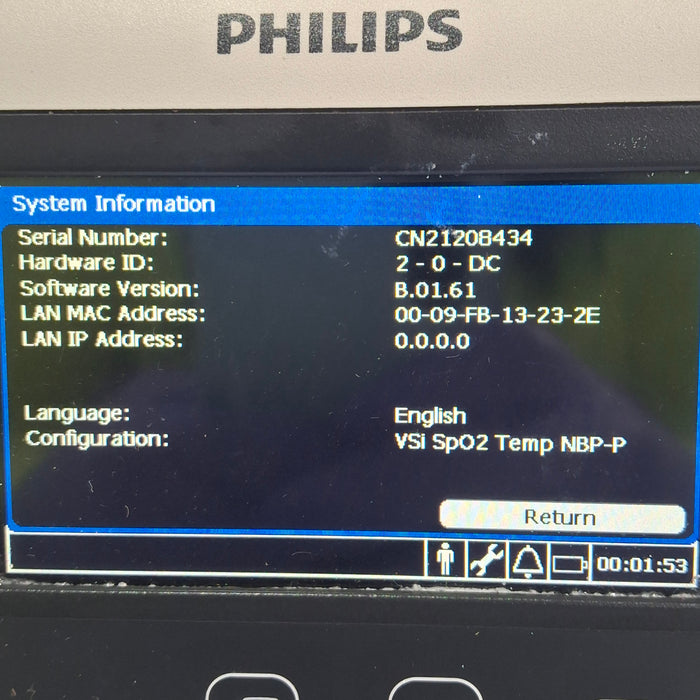Philips SureSigns VSi Vital Signs Monitor