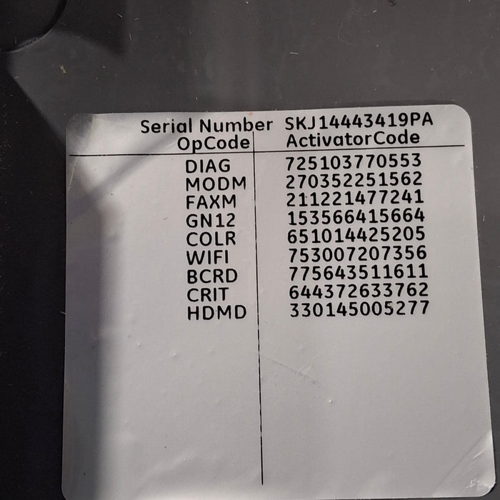 GE Healthcare MAC 5500 HD ECG without CAM Module