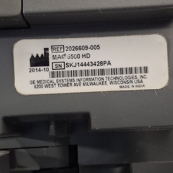 GE Healthcare MAC 5500 HD ECG without CAM Module