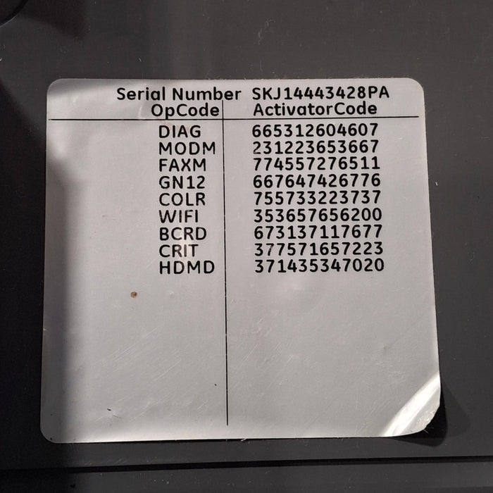 GE Healthcare MAC 5500 HD ECG without CAM Module