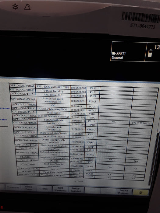GE Healthcare Carescape B450 Anesthesia Care Patient Monitor