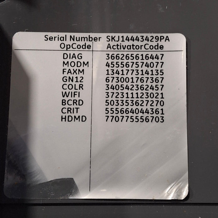 GE Healthcare MAC 5500 HD ECG without CAM Module