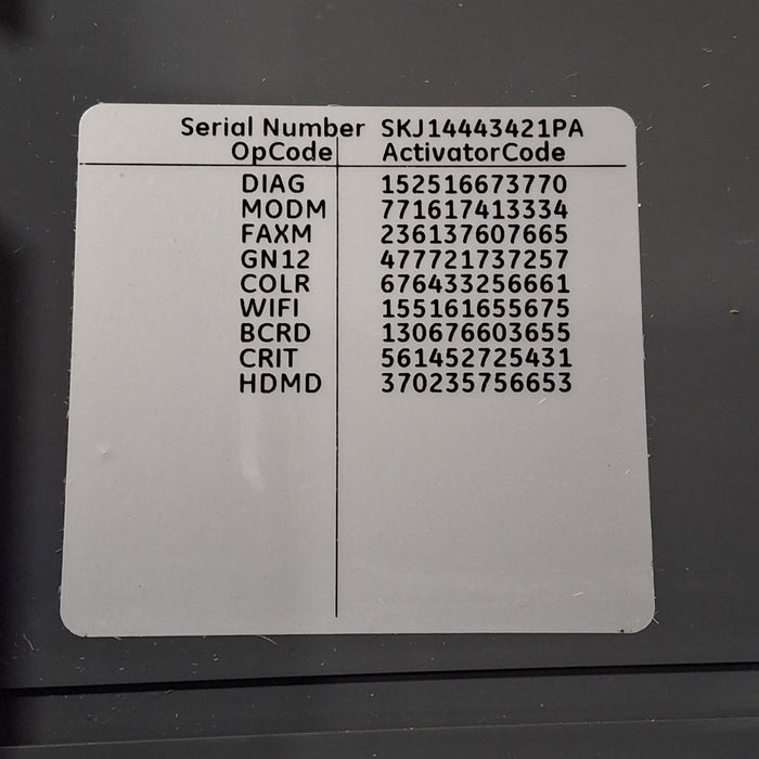 GE Healthcare MAC 5500 HD ECG without CAM Module