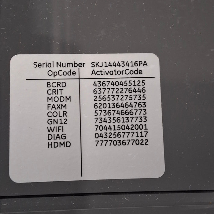 GE Healthcare MAC 5500 HD ECG without CAM Module