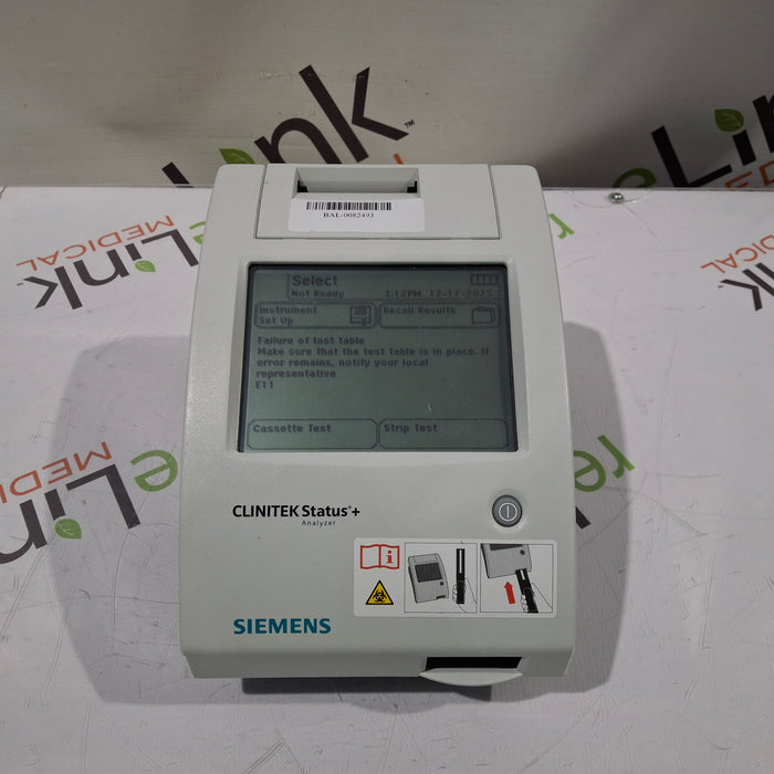 Siemens Clinitek Status + Urine Analyzer