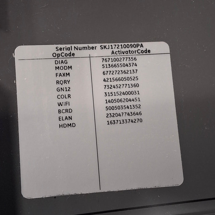 GE Healthcare MAC 5500 HD ECG without CAM Module