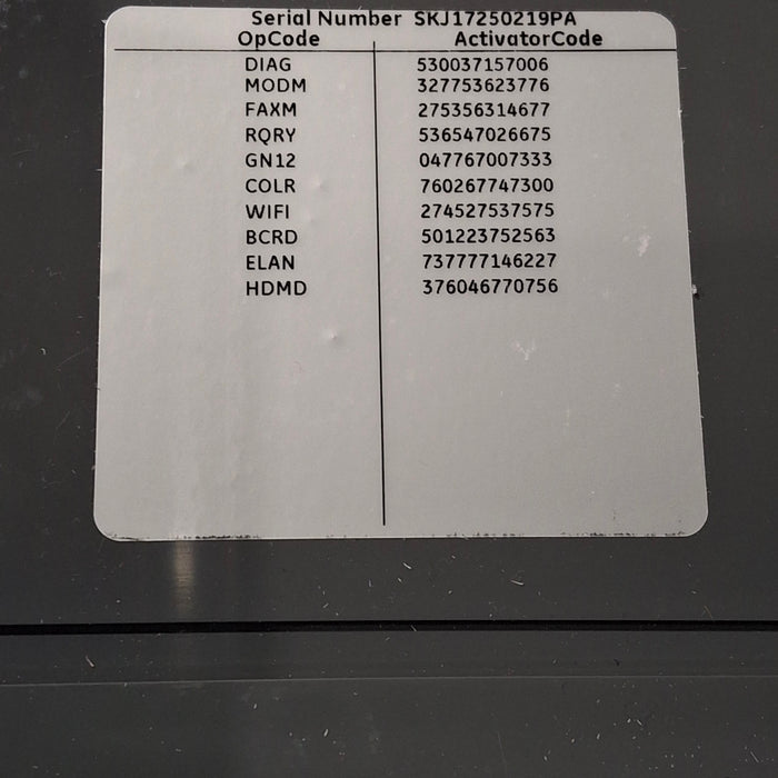GE Healthcare MAC 5500 HD ECG without CAM Module