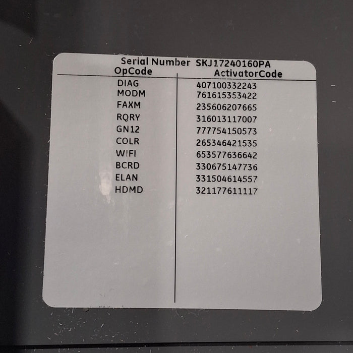 GE Healthcare MAC 5500 HD ECG without CAM Module
