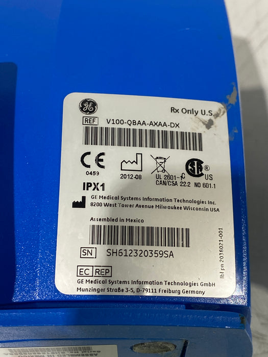 GE Healthcare Dinamap V100 - NIBP Vital Signs Monitor