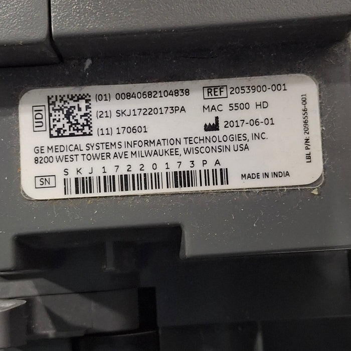 GE Healthcare MAC 5500 HD ECG without CAM Module