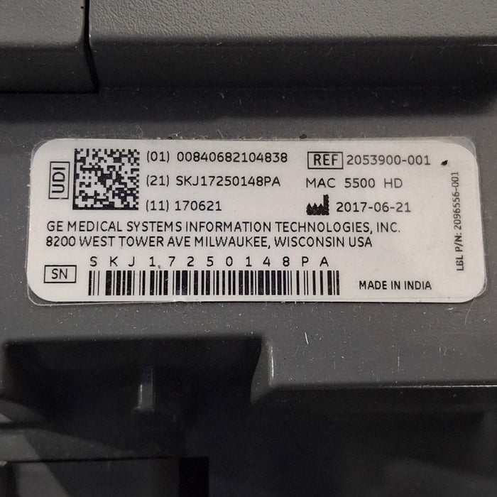 GE Healthcare MAC 5500 HD ECG without CAM Module