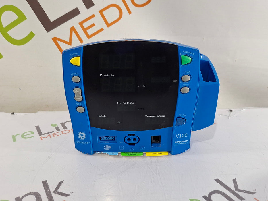GE Healthcare Dinamap V100 - NIBP, SpO2, Temp Vital Signs Monitor