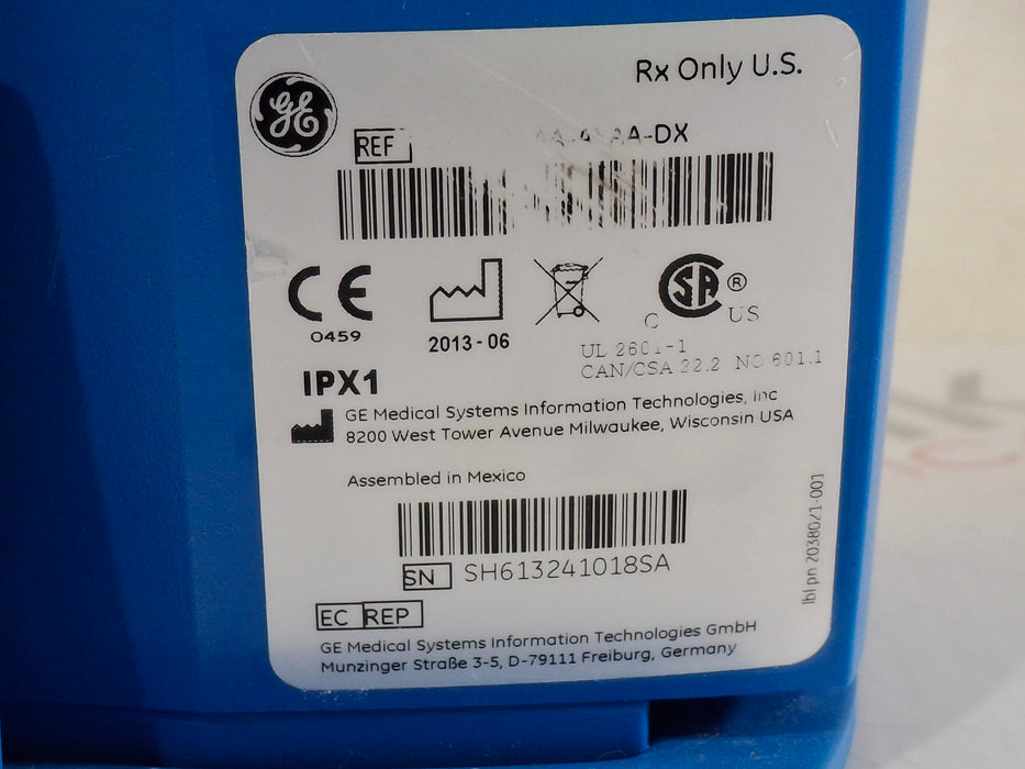 GE Healthcare Dinamap V100 - NIBP, SpO2, Temp Vital Signs Monitor