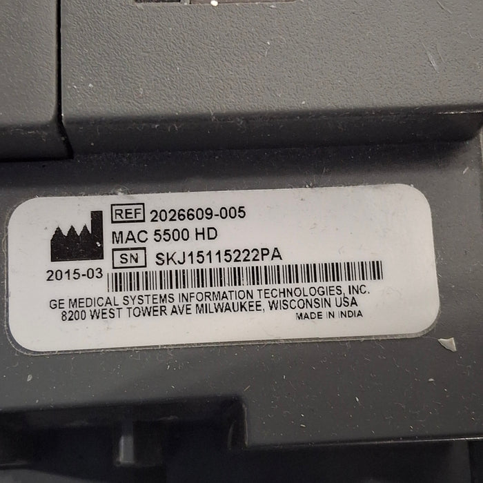 GE Healthcare MAC 5500 HD ECG without CAM Module