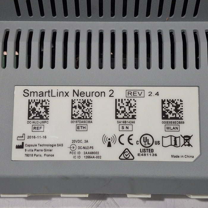 Smartlinx Inc Capsule Technologies Neuron 2 Monitor