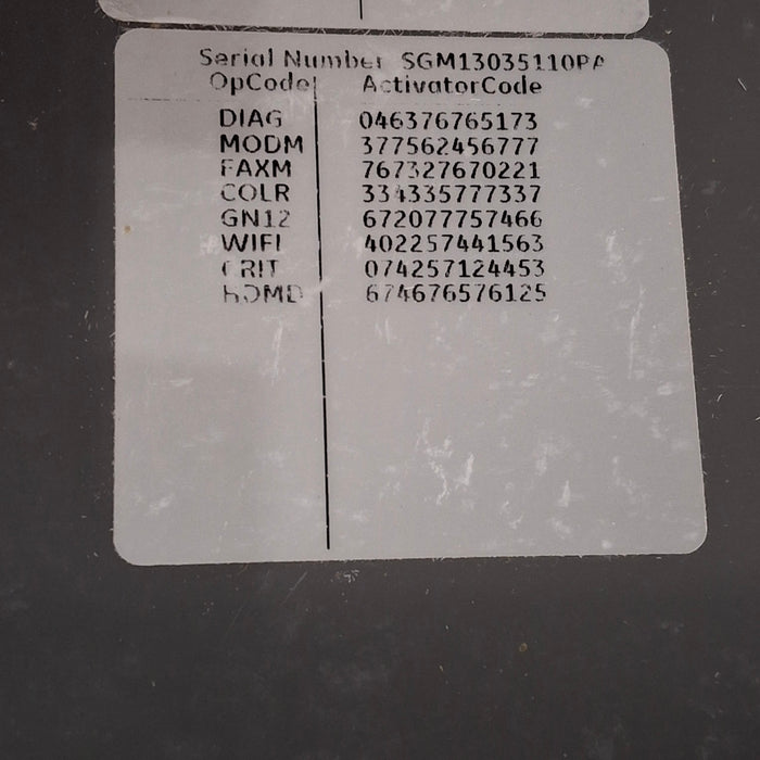 GE Healthcare MAC 5500 HD ECG without CAM Module