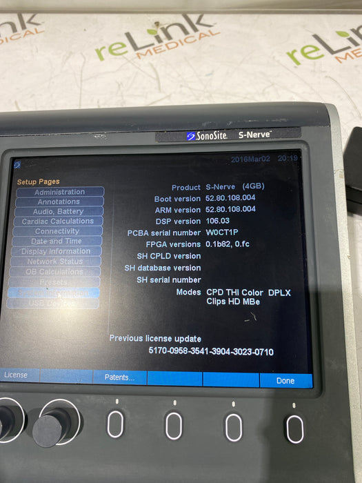 Sonosite S-Nerve Ultrasound