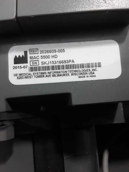 GE Healthcare MAC 5500 HD ECG without CAM Module