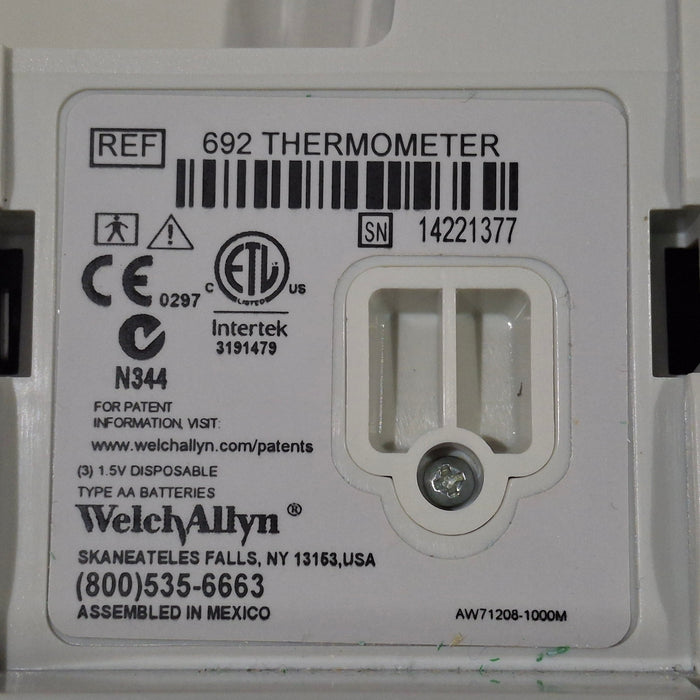 Welch Allyn SureTemp Plus 692 Thermometer