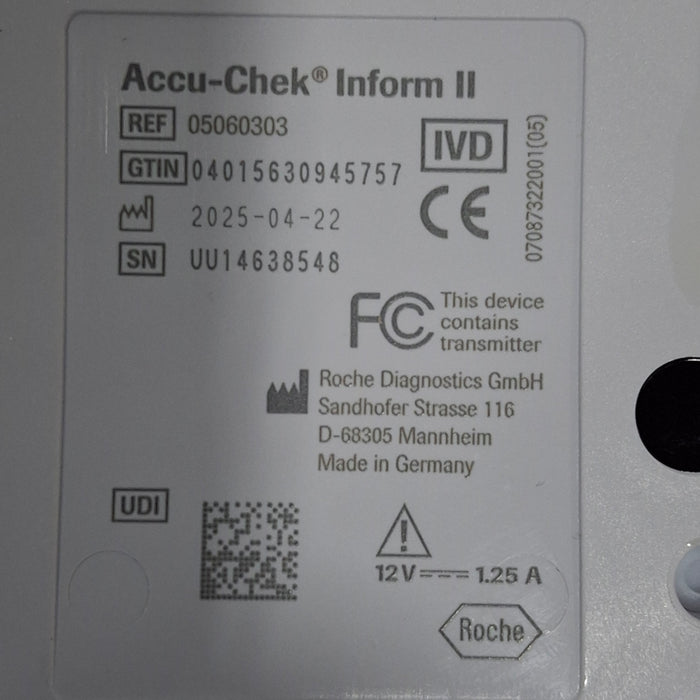 Roche Diagnostics Accu-Check Inform II Blood Glucose Meter