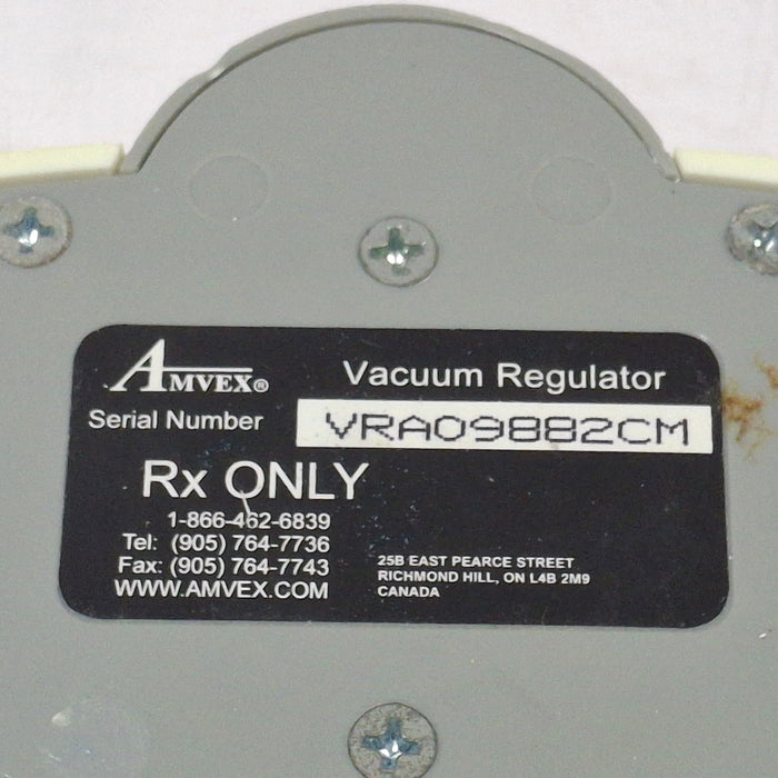 Amvex Vacuum Regulator