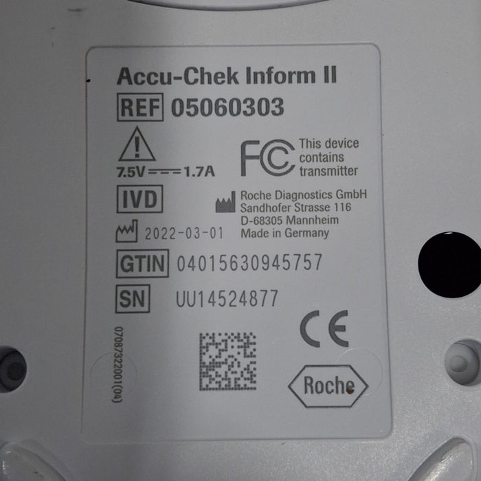 Roche Diagnostics Accu-Check Inform II Blood Glucose Meter