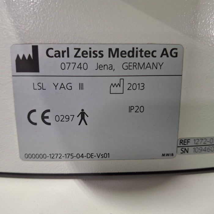 Carl Zeiss Visulas Yag III Ophthalmic Laser System