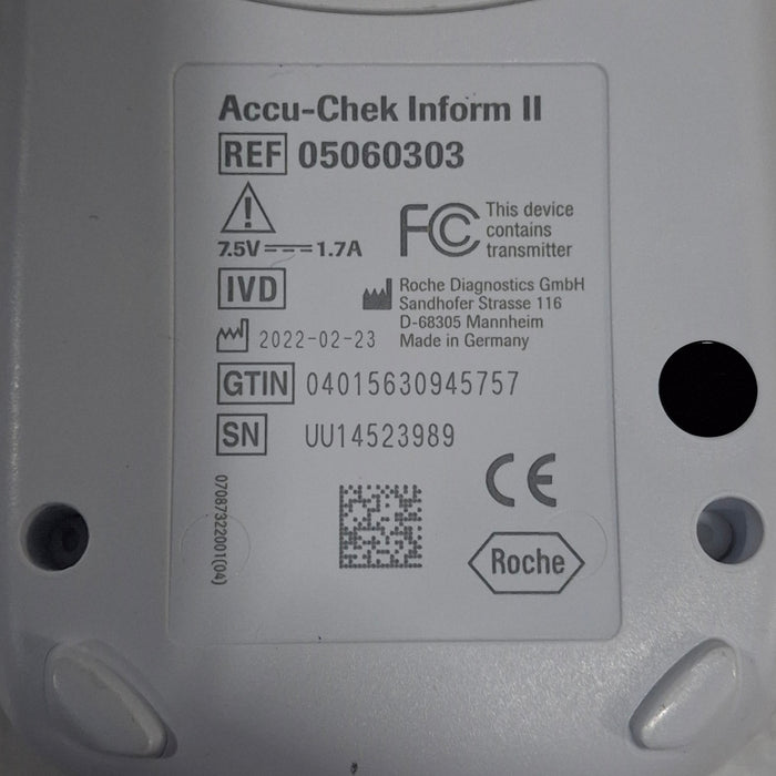 Roche Diagnostics Accu-Check Inform II Blood Glucose Meter