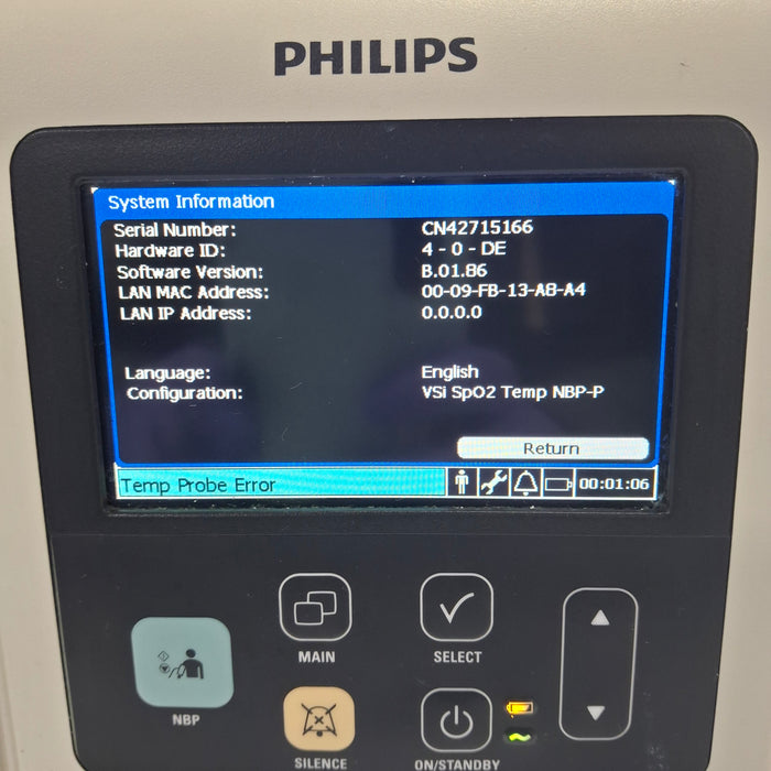 Philips SureSigns VSi Vital Signs Monitor