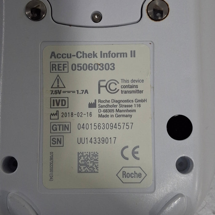 Roche Diagnostics Accu-Check Inform II Blood Glucose Meter