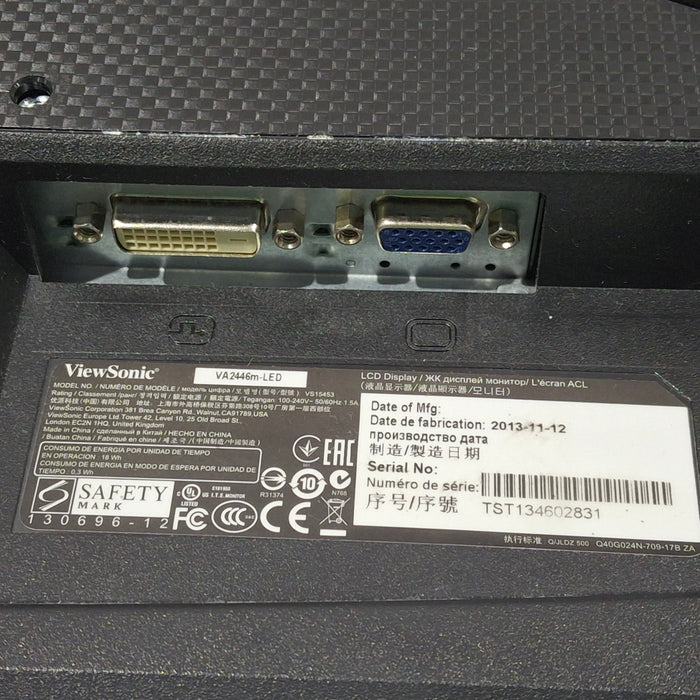 ViewSonic VA2446m-LED 24" Monitor