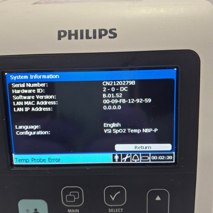 Philips SureSigns VSi Vital Signs Monitor