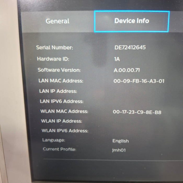 Philips EarlyVue VS30 Vital Signs Monitor