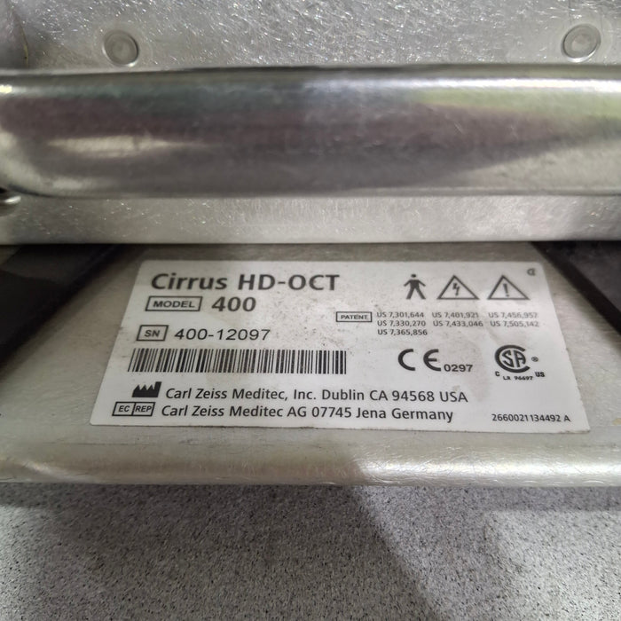 Carl Zeiss Cirrus HD-OCT 400 Optical Coherence Technology