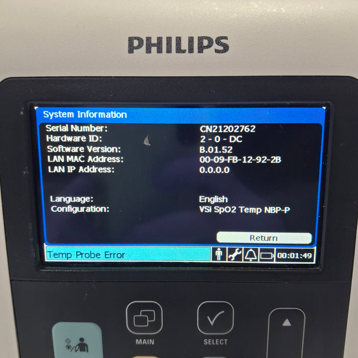 Philips SureSigns VSi Vital Signs Monitor
