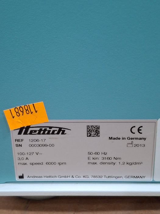 Hettich 1206 Arthrex ACP Centrifuge