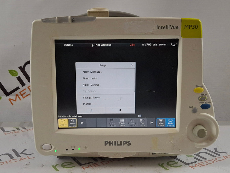 Philips IntelliVue MP30 Patient Monitor